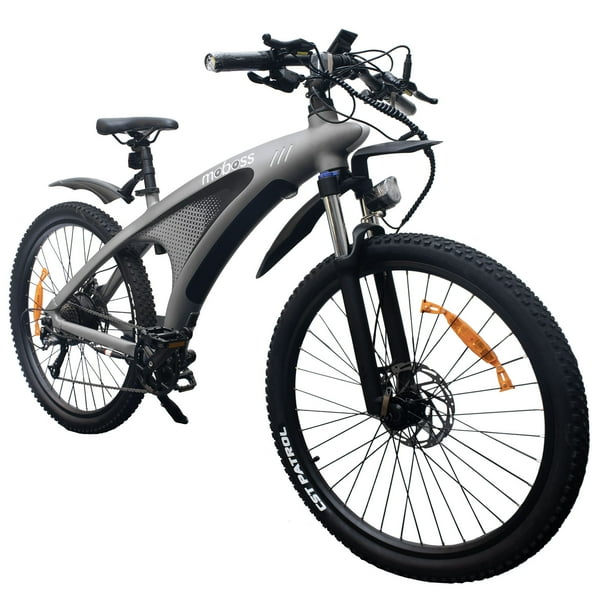 Bicicleta Eléctrica Montaña Moboss Ebike Q5 48V 650W 27.5" 13 Ah Gris