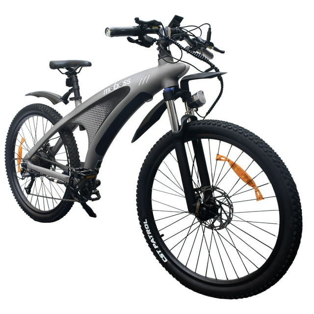 Bicicleta Eléctrica Montaña Moboss Ebike Q5 48V 650W 27.5" 13 Ah Gris