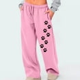 thumbnail image 2 of Sentmoon Wide Leg Trousers Women High Waisted Wide Leg Pants for Women Loose Solid Color Breathable Plus Size Black Pants Fall Soft and Comfortable for Runs Workouts XXL, 2 of 5