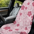 thumbnail image 4 of XYZCANDO Floral Print Sweat Absorption Car Seat Towel Covers for Picnic Hiking Swimming, Soft Washable Car Towel Cushion Cover, 4 of 11