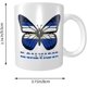 thumbnail image 4 of Tazas de café con la bandera de Cuba y mariposas, de cerámica blanca de 11 oz, 330 ml, con asa para agua, té y leche, regalo para hombres y mujeres, 4 of 8