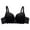 Black, variant on Seductiva Clothing Yoga Bra for Women Lace Adjusted Lingerie Women's Thickened Bra with Small and Large Side