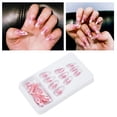 thumbnail image 4 of Elegante Unas Falsas, 24 piezas Elegantes regales exquisitos de uñas postizas para bola de vestuario, 4 of 7