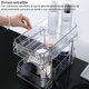 thumbnail image 4 of Organizadores de baño transparentes con separadores, con asas para cocina, despensa, tocador y botiquín (1 pieces), 4 of 7