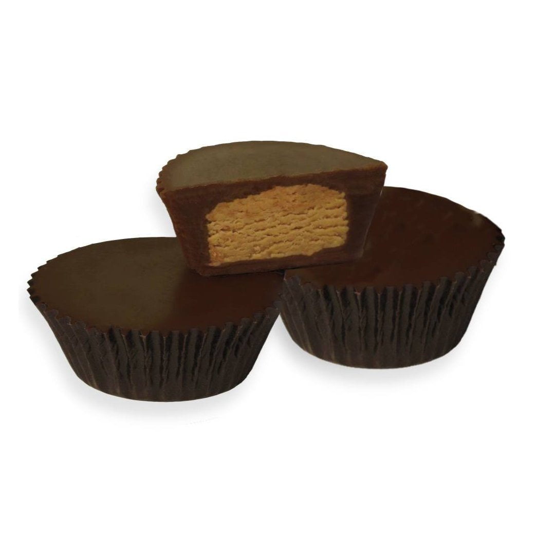 Jackie's Chocolate Sugar Free Dark Chocolate Peanut Butter Cup, 10