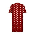 thumbnail image 2 of Zpanxa Summer Dresses for Women Large Print Short Sleeve V-Neck Pocket Dress, 2 of 4
