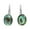 Other, variant on AeraVida Minimalist Green Turquoise Ovals Sterling Silver Hook Dangle Earrings