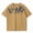 Khaki, variant on Toddler Boy Shirt Round Neck Letter Print Back To School Shirt Loose Holiday Shirts Preppy Boys' Tops, Tees & Shirts, 5-7 Years, White