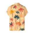 thumbnail image 6 of Mens Hawaiian Shirt Short Sleeve Button Down Shirts Tropical Floral Summer Beach Shirts,S-3XL, 6 of 7