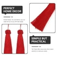 thumbnail image 3 of TEHAUX Hanging Tassels Polyester Red Christmas Decorations 10Set 12.18X0.79X0.39In, 3 of 6
