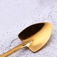 thumbnail image 4 of 6X Dorado Cuchara Pala Pequena de Acero Inoxidable 304 Creativa Vajilla Chapada en Dorado de Diseno Cuchara de Cafe Cuchara de Miel Sopa Helado Cuchara Agitadora Delicada, 4 of 4