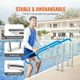 thumbnail image 3 of KFFKFF Pool Handrail, 2 PCS 55 x 32 inch Pool Railing, Stainless Steel with Base Plate for Indoor/Outdoor Pools,Swimming Pool Railing for Decks, 3 of 9