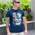 thumbnail image 5 of Bioworld Golden Girls 80's Wolf Moon Men's Funny T-Shirt | Navy Unisex, 5 of 7
