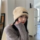 thumbnail image 3 of Minnieouse Gorro de punto para hombre y mujer, gorro de senderismo portátil y transpirable para estudiantes, gorro cálido elástico a la moda para Sombreros Azul Minnieouse AP013126-02, 3 of 6