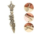 thumbnail image 3 of Latón Vajra Pestle Shape Figurilla Decoración Estatua Miniatura Vajra Pestle Escultura HOMEMAXS MX16174282, 3 of 5