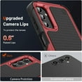 thumbnail image 6 of Designed for Samsung Galaxy A14 5G Case 2 in 1 Gift Militay Grade Drop Protective Rugged Heavy Duty Cover Shockproof Case for Galaxy A14 5G Phone Case for Women Men boy Girl (Red+Black), 6 of 16