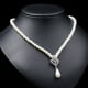 thumbnail image 3 of Collar de perlas nuevas para mujer, nicho de lujo, cien suéter a juego, cadena de clavícula, aleación JM, 3 of 4