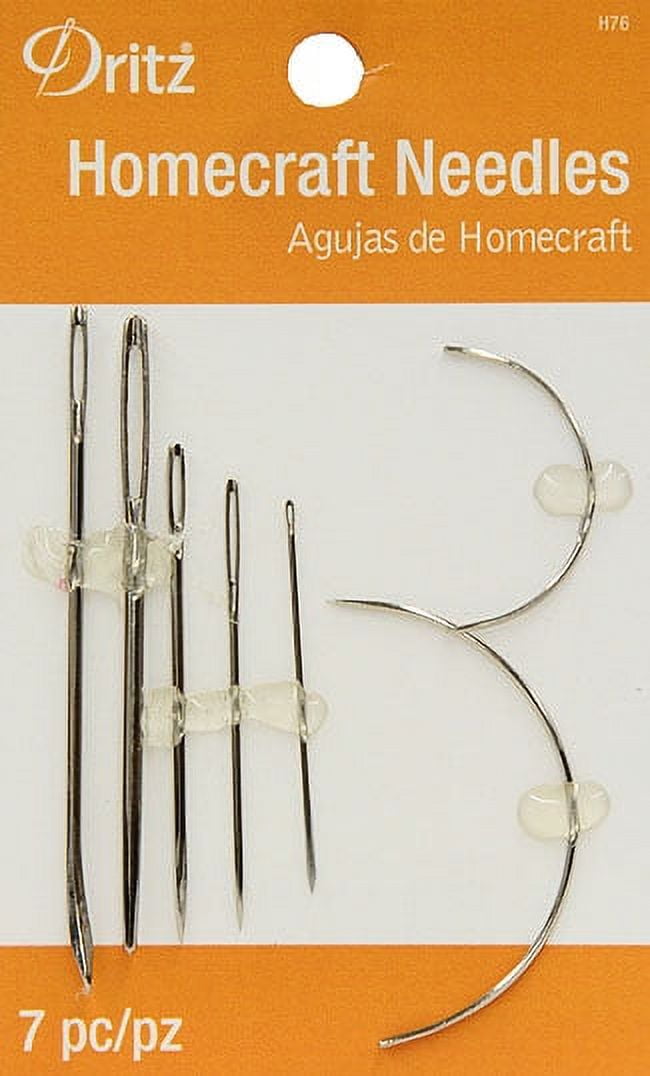 Aiguilles à raccommoder à la main, grosseurs assorties 7 aiguilles, grosseur 1-7