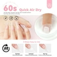 thumbnail image 3 of Saviland Dip Powder Nail Kit - 60g Larger Capacity Clear Dip Powder Kit With 3PCS Dip Powder Liquid Set Manicure Dip Nails Tools Kit, 3 of 8