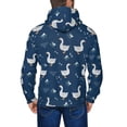 thumbnail image 5 of Zip Up Hoodies for Men - Bohemian Cute Duck Navy Blue Long Sleeve Comfrt Men'S Fashion Hoodies & Sweatshirts, Jackets for Men Hoodies Pullover Clothing Clothes with Pouch, 5 of 5
