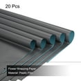 thumbnail image 3 of Unique Bargains Double Sided Color Flower Wrapping Paper Grey Blue+Grey 22.8'x22.8' Waterproof 20 Pack, 3 of 5