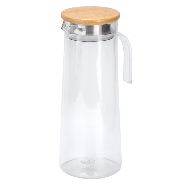 Jarra De Agua Fría De Botella De Jugo De Acrílico Transparente De 1,2 L Para Uso En Barra Casera