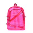 thumbnail image 4 of Clear Backpack Pvc Waterproof Sackpack Transparent Backpack for Middle Teen Boys and Girls Large-Capacity Storage Knapsack Pink, 4 of 5