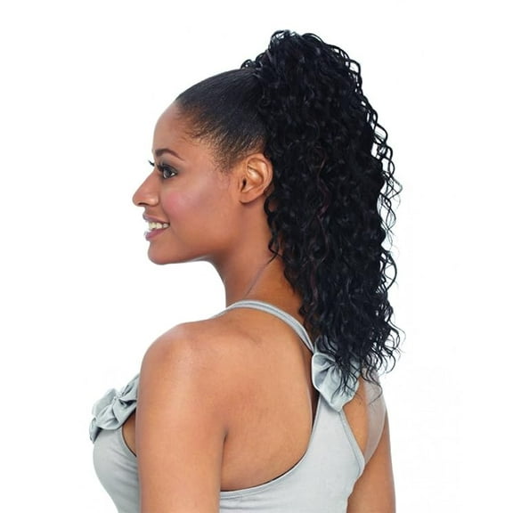 PALM GIRL - Shake N Go Equal Synthetic Drawstring Ponytail #1 Jet Black