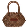 thumbnail image 1 of MOVTOTOP 1Pcs Panier Portable avec Poignée Petit Panier Tressé pour Activités Extérieures et Utilisation en Terrasse, 1 of 7