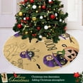 thumbnail image 6 of FMSHPON Cute Halloween Owl Xmas Christmas Tree Skirt Stand Mat for Holiday Party Decoration Indoor Outdoor 48 inches, 6 of 6