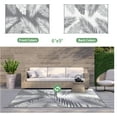 thumbnail image 2 of Outdoor Rug  for Patios   Reversible Outdoor Plastic Straw Camping Rug Carpet  Large Area Rugs Mats for RV  Camper  Deck  Balcony  Porch  Backyard  Beach  Picnic. Leaf, 2 of 9