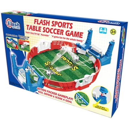 FLASH SPORTS TABLE SOCCER GAME / A GAME FUN FOR THE WHOLE FAMILY , KICK AND SCORE A GOAL