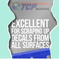 thumbnail image 3 of TCP Global 100 Piece Plastic Razor Scraper Blades with Chisel Edge, Remove Decals, Stickers, Adhesive, Clean Glass, 3 of 4