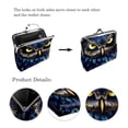 thumbnail image 3 of Owl Stylish and Durable Coin Purse with 0.7 Microfiber and Zinc Alloy Jaws, 4.3x4.7 in/11x12 cm - for Organizing and Securing Your Coins!, 3 of 7