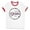 White/Red, variant on Let's Doula This Ringer Tee Shirt Unisex Large White/Black
