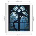 thumbnail image 2 of Paint By Numbers Kit for Adults Beginner - DIY Raven Silhouette Stained Glass Window Canvas Painting Kits for Adults, Frameless Paint By Number for Adults for Home Wall Decor 16x20 Inch, 2 of 7