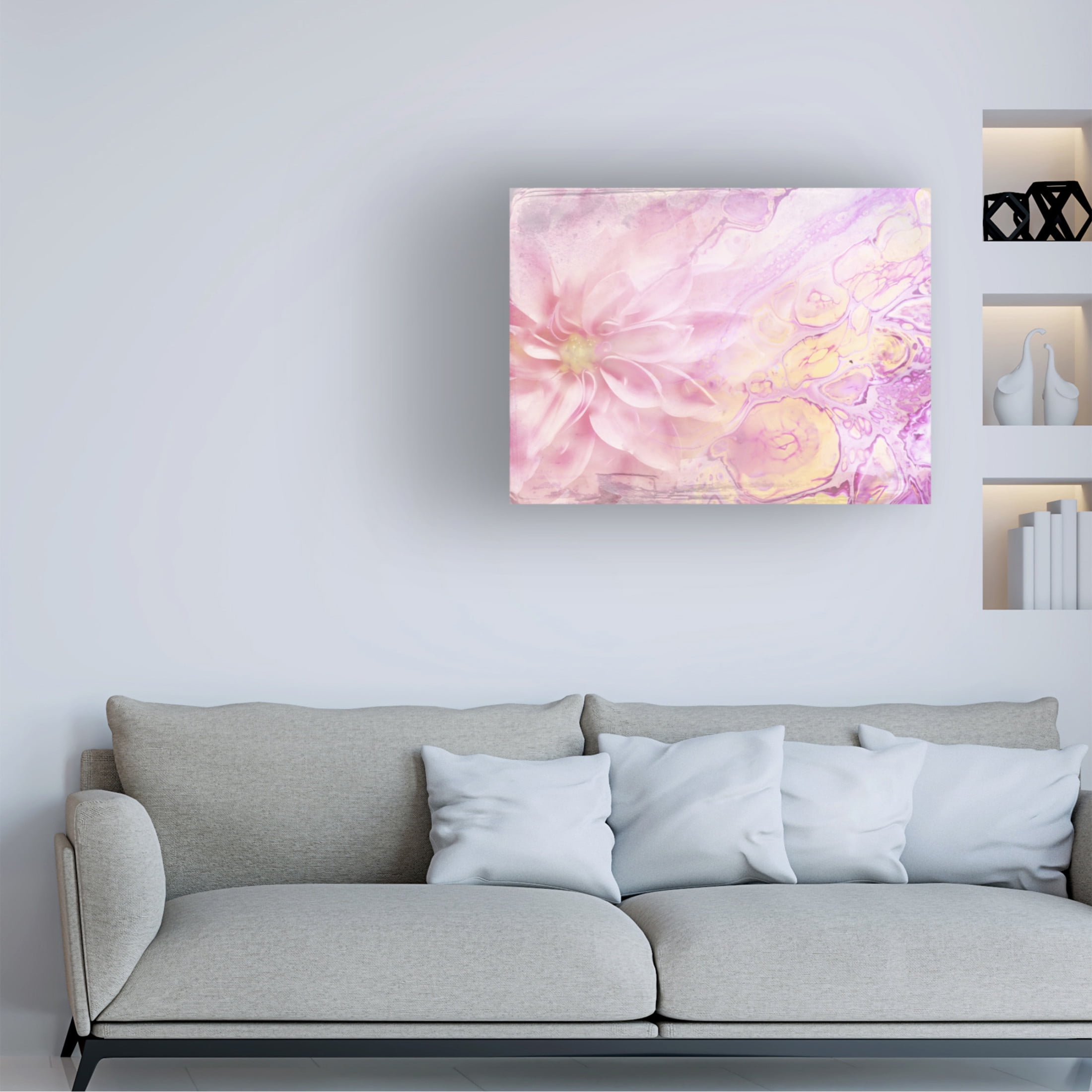 Trademark Fine Art Rafal Kulik Ombre flower Canvas Wall Art