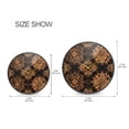 thumbnail image 2 of BZSMCE Wall Clock Acrylic Size：9.5*9.5in/11.9*11.9in Golden Harmony Design Pattern Clock, 2 of 10