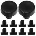thumbnail image 1 of Raindrops 50Ud Almohadillas Protectoras Negras Para Patas De Sillas Y Mesas Que Cuidan Suelos Delicados Sin Ruidos, 1 of 8