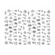 thumbnail image 1 of Seitruly Pegatinas para uñas, calcomanías en relieve 3D, impresión de deslizadores de belleza para manicura, decoración DIY, adhesivo, accesorios de Juegos de manicura WG254 Seitruly CE012223-18B, 1 of 5