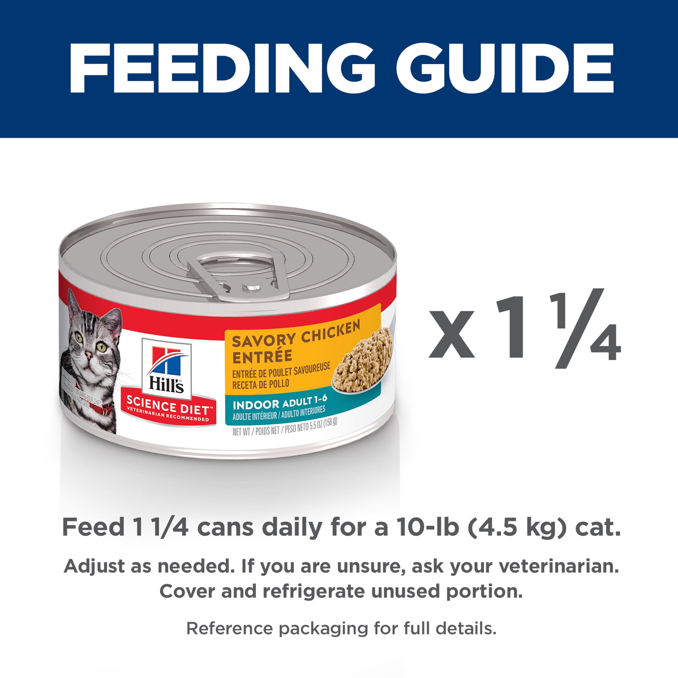 Hill's Science Diet Indoor Savory Chicken Wet Cat Food, 5.5oz Can 24pk