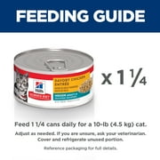 Hill's Science Diet Indoor Savory Chicken Wet Cat Food, 5.5oz Can 24pk
