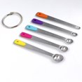 thumbnail image 6 of Anvazise 5Pcs/Set Mini Measuring Spoon Colorful Silicone Stainless Steel Long Handle Food Grade Precise Measurement Scoop Kitchen Gadgets Silver, 6 of 13