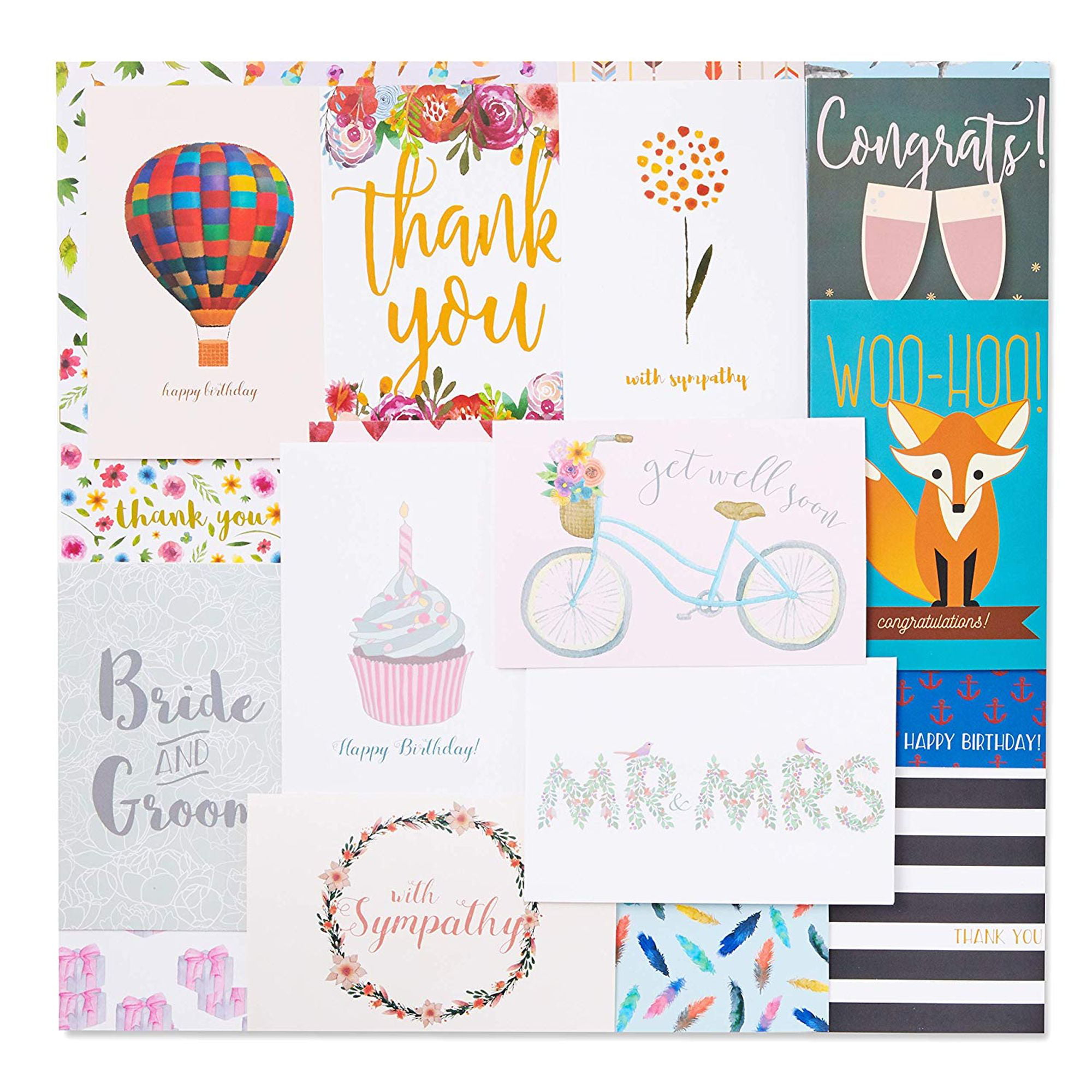 With Sympathy Greetings Cards X6 Pack