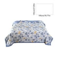 thumbnail image 6 of Yooshoverk Summer Quilt, White, 55x76.8in, Cool Printed, Breathable Cotton, Hot Sleeper Comfort, 6 of 6