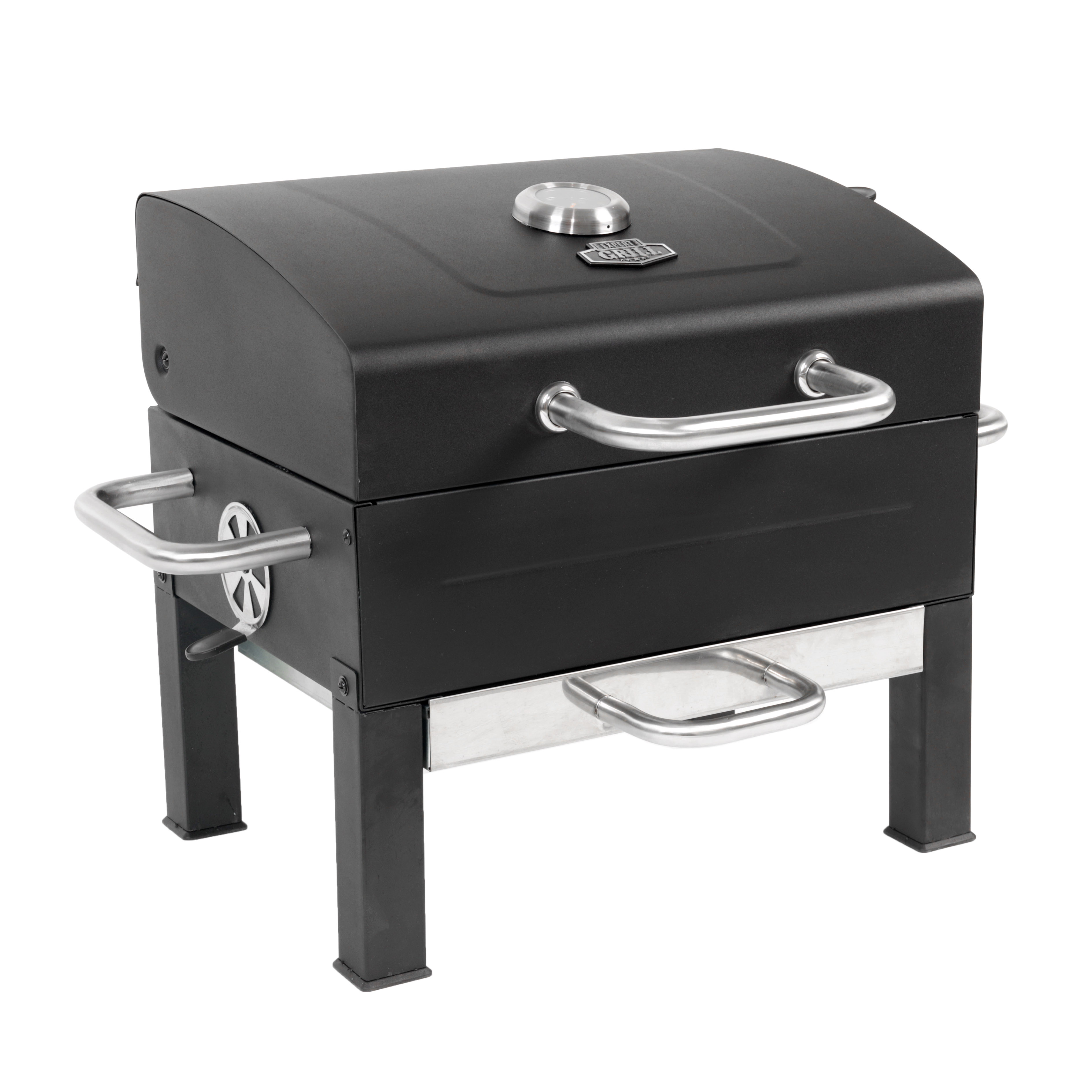 Expert Grill Premium Portable Charcoal Grill, Black and Stainless Steel - image 9 of 18