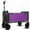 Purple, variant on NIGSQJB 220lbs Capacity Collapsible Wagon with All-Terrain Wheels, 3-In-1 Lightweight Utility Camping Wagons Beach Cart with Cup Holders for Garden,Pet Riding,Grocery,Shopping, Black