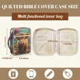 thumbnail image 5 of FOR U DESIGNS Highland Cattle Print Bible Cover for Women Men Lightweight Bible Holder Case Reusable Bible Carrier Tote Bag Bible Protective with Handle and Zipper, 5 of 7