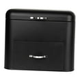 thumbnail image 5 of Colcolo Bread Box Durable Practical Metal Food Storage Container with Lid and Drawer Black, 5 of 8