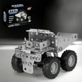 thumbnail image 2 of Qocolhg STEM Toys for Boys Girls 3-6 7 8-12 Years Old, Metal Assembled Engineering Vehicle Screw Tightening Toy Model Building Blocks For Children Military Trucks Gift, Christmas Birthday Gifts, 2 of 6